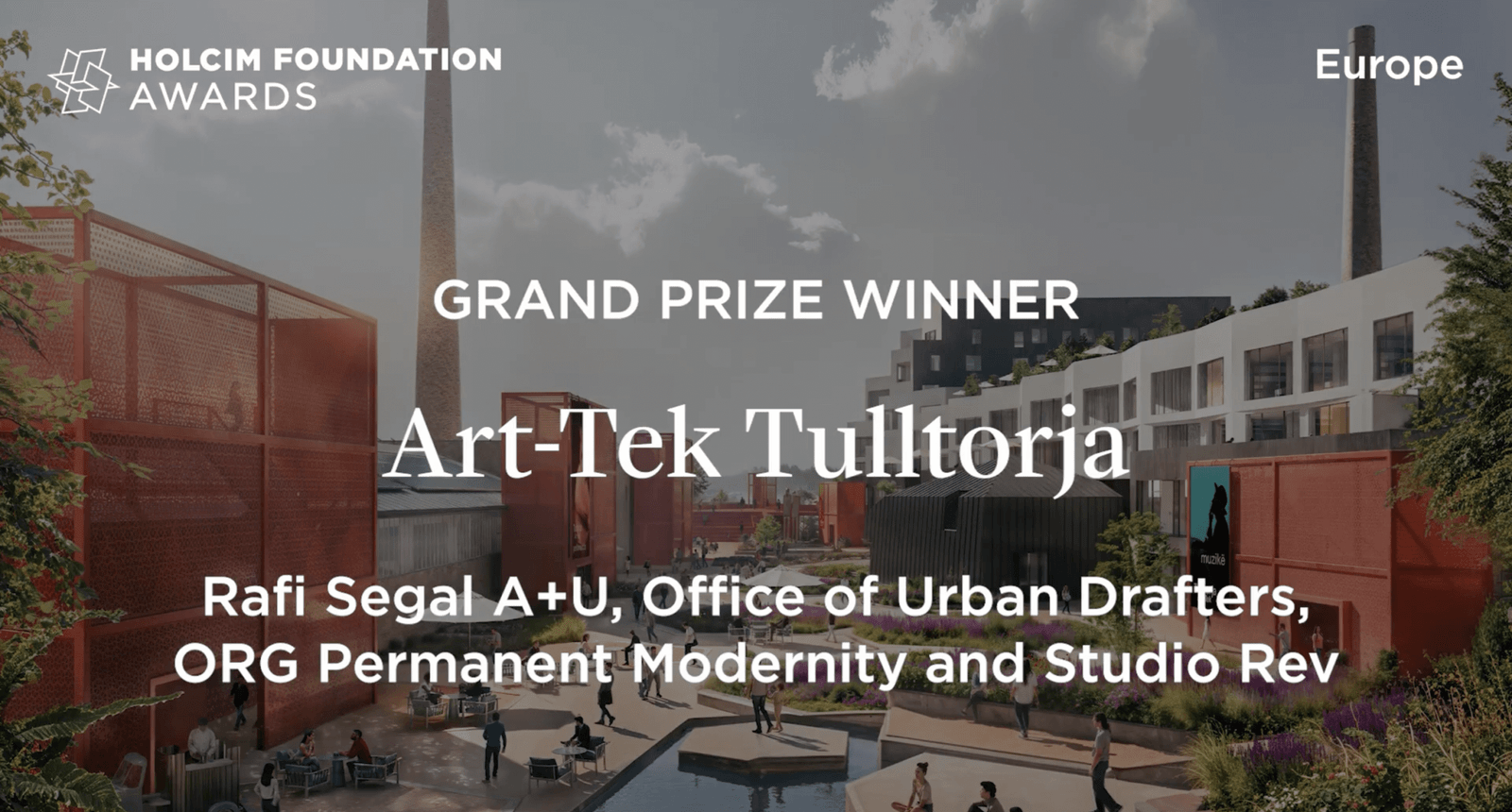 WE WON! the 2025 Holcim Award Grand Prize for Europe